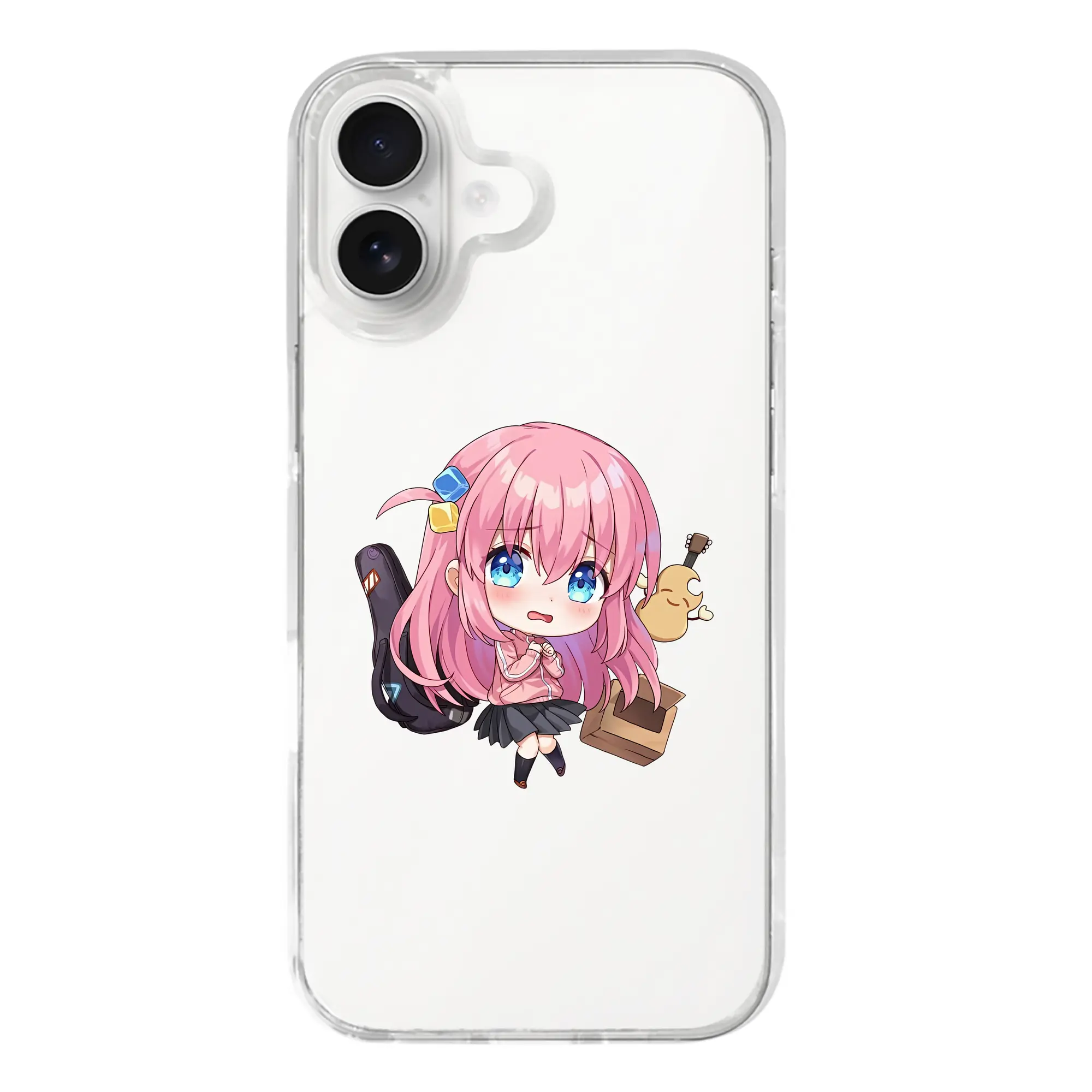 ぼっちざろっく！ グッズ,後藤ひとり - iPhone 17シリーズ 透明スマホケース – 薄型・耐衝撃・精密フィット保護カバー